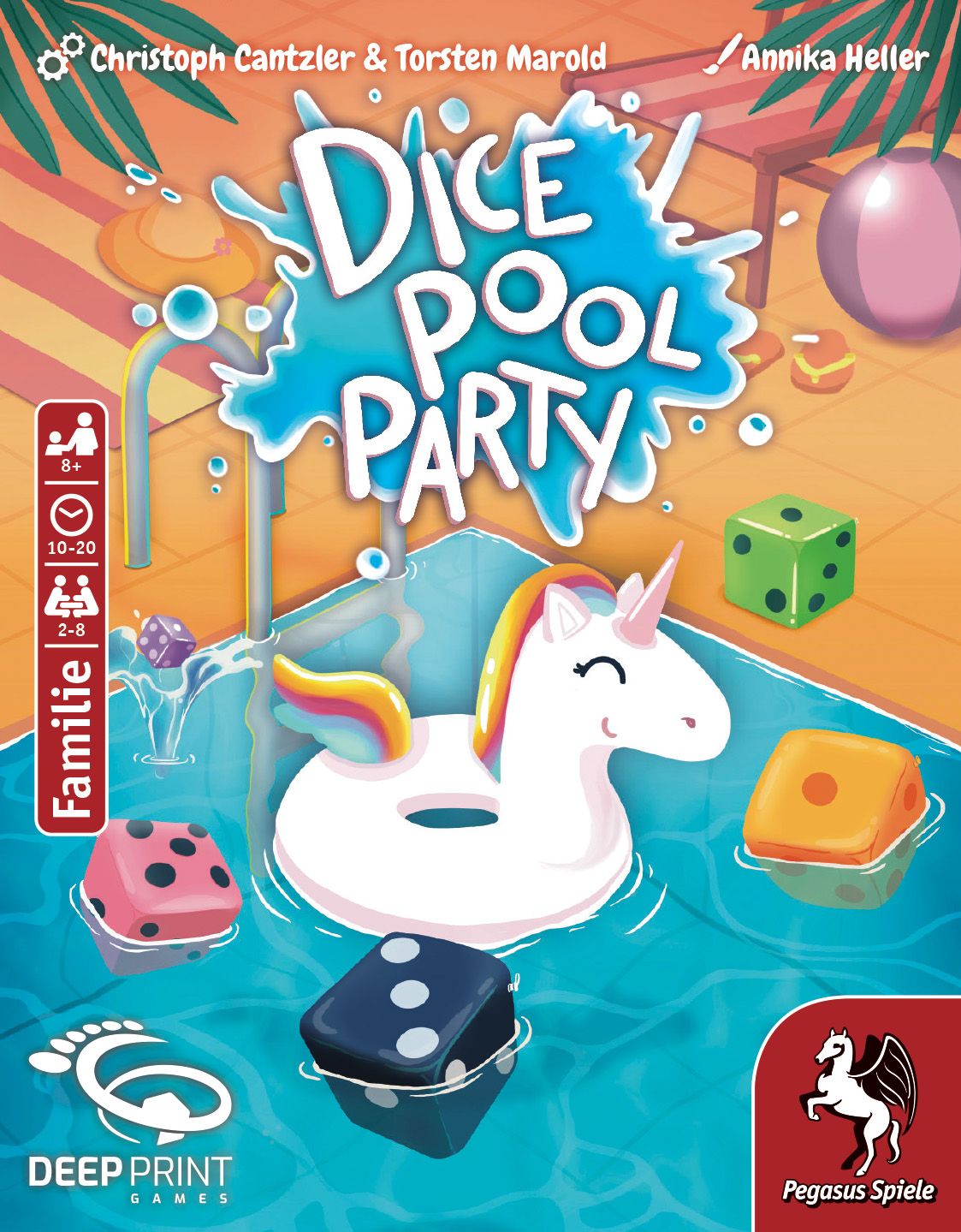 Dice Pool Party English Board Game